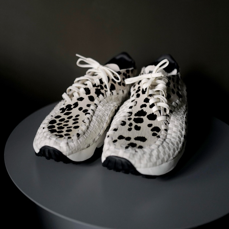 保留中 全網最便宜 全新現貨 Nike Footscape Woven 黑白乳牛編織運動鞋 休閒鞋