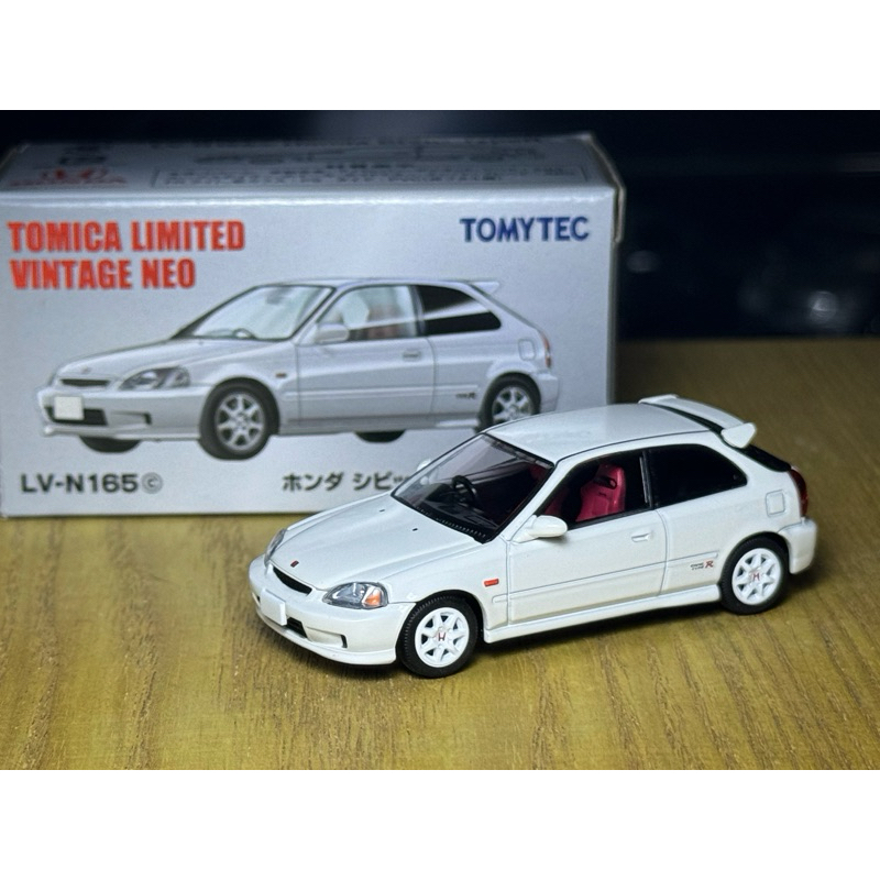 TOMYTEC 1/64 LV-N165c Honda CIVIC Type R 99年式 冠軍白 喜美 本田