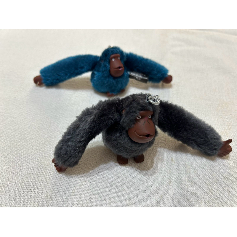 保證真品正品比利時Kipling 星空藍小猴子猩猩吊飾鑰匙圈