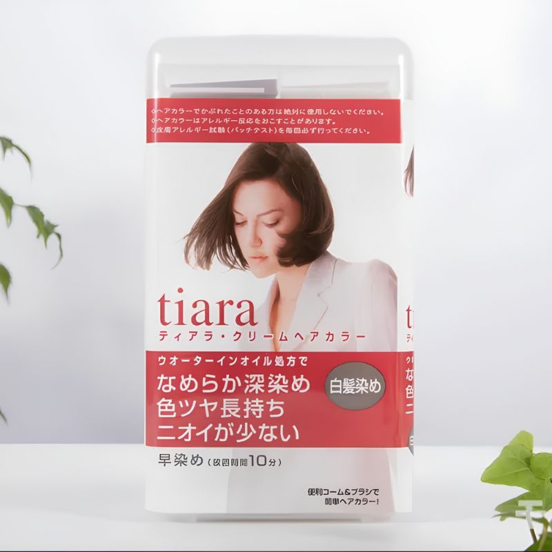 資生堂 TIARA 10分鐘快染 染髮劑 白髮專用 10分鐘染髮 3號 4號 5號 6號 日本代購 白髮染