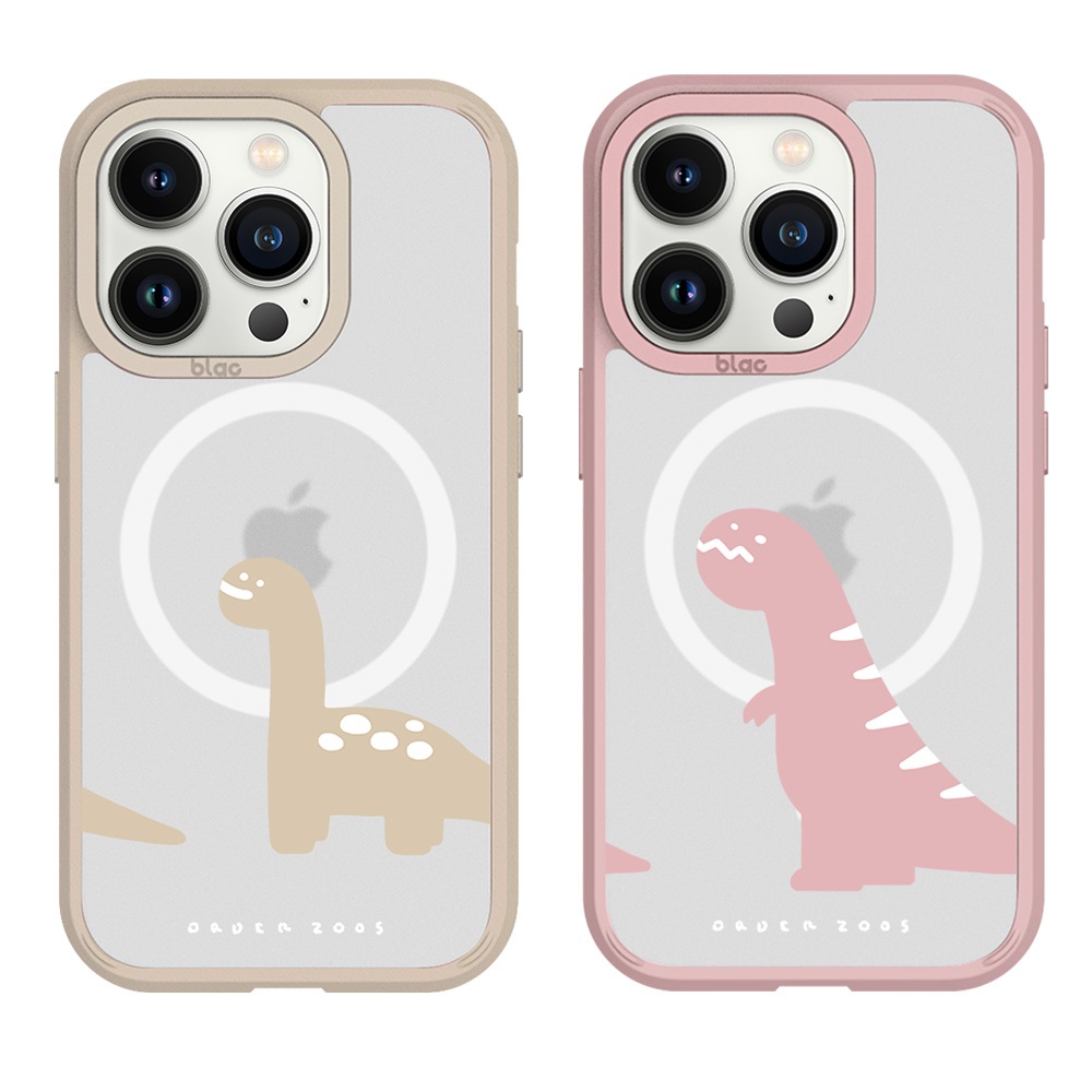 【TOYSELECT】來點動物恐龍系列極光霧透MagSafe iPhone手機殼