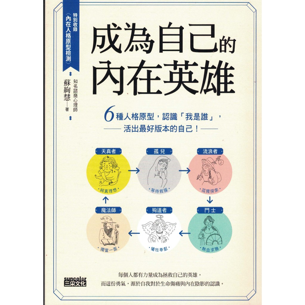 【華欣台大】《二手書│成為自己的內在英雄》9789576582707～三采～蘇絢慧