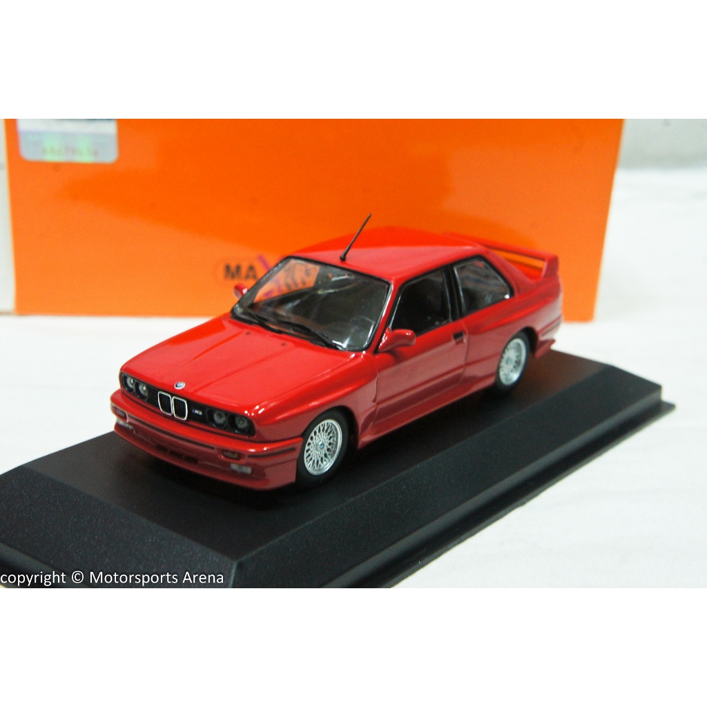 【現貨特價】1:43 Minichamps BMW M3 E30 1987 紅色