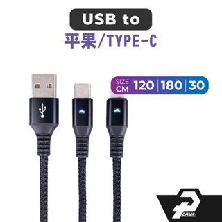 USB 介面 快充線 to Type-C 充電線 USB 編織線 短線 USB-C 傳輸線