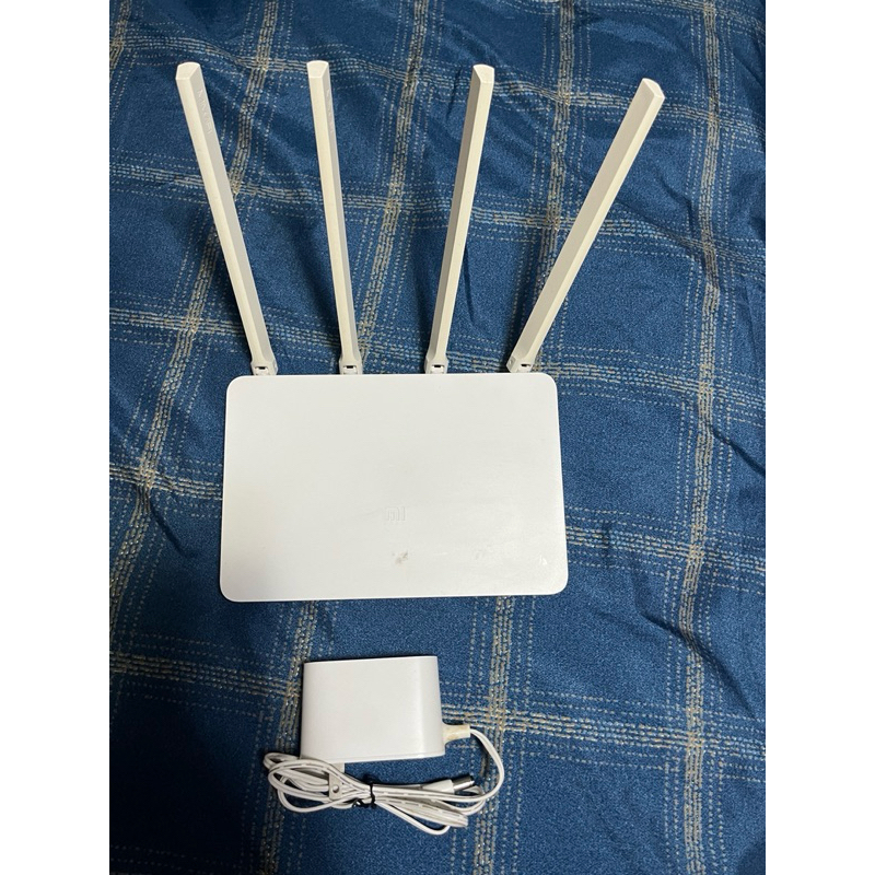 ［二手］小米路由器3 功能正常無盒裝 無線分享器 WiFi 基地台 網路天線 小烏龜