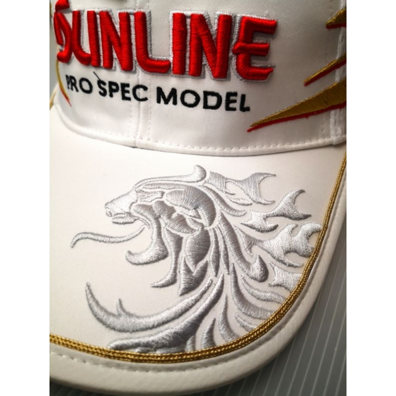 【SUNLINE 經典獅頭釣魚帽】 CP-3389 白色白獅款 日本桑瀨釣魚帽  防曬 防風 透氣 海釣磯釣帽 戶外運動
