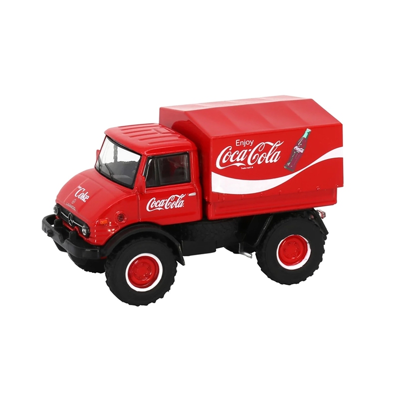 【Tiny City】SCHUCO UNIMOG 406 Coca-Cola 可口可樂合金汽車模型-丹尼先生日式雜貨舖