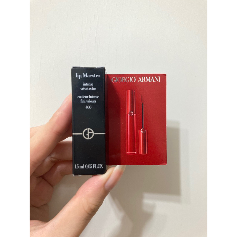 Giorgio Armani 奢華絲絨訂製唇萃精巧版#400