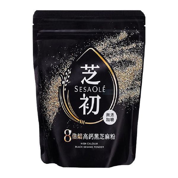 SesaOle 芝初 8倍細高鈣黑芝麻粉200g(袋裝) 純素【小三美日】DS001870