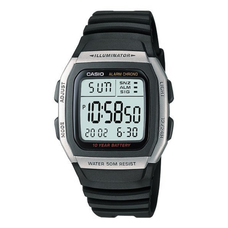｛FUAN}實體店面 CASIO 10年電力錶款 W-96H-1 液晶數字顯示運動錶 公司貨 歡迎詢問
