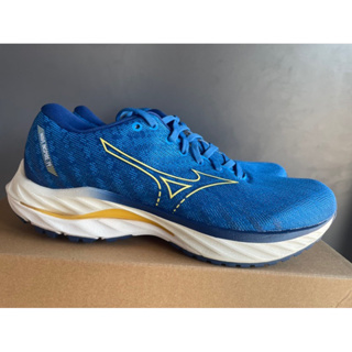 MIZUNO 美津濃 WAVE INSPIRE 19 支撐慢跑鞋 藍色 J1GC234406