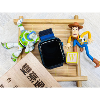 🧸Apple Watch S7 45mm GPS 藍 電池100% 原廠錶帶不見 附贈藍色米蘭錶帶 無盒裝有配件