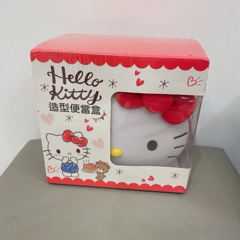 全新三麗鷗 Hello Kitty Sanrio 凱蒂貓 造型便當盒 雙層餐盒 收納盒 分裝盒 餐盒 午餐盒 可微波