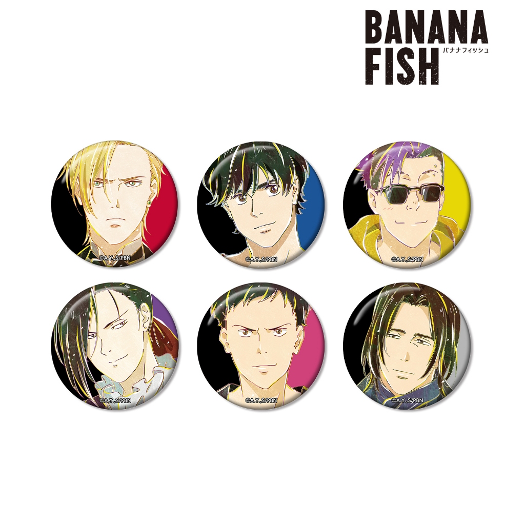 AMNIBUS 日本精品《BANANA FISH Ani-Art 徽章 vol.2(BOX)全6入》7月預購 5/6截止 全款 不需訂金 週邊 周邊 全新品