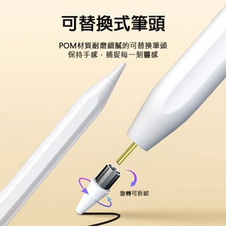 藍芽觸控筆【W005】3C 臺灣出貨 通用手寫筆 適用於 Android iOS 適用於安卓 蘋果 iPad 平板電腦移