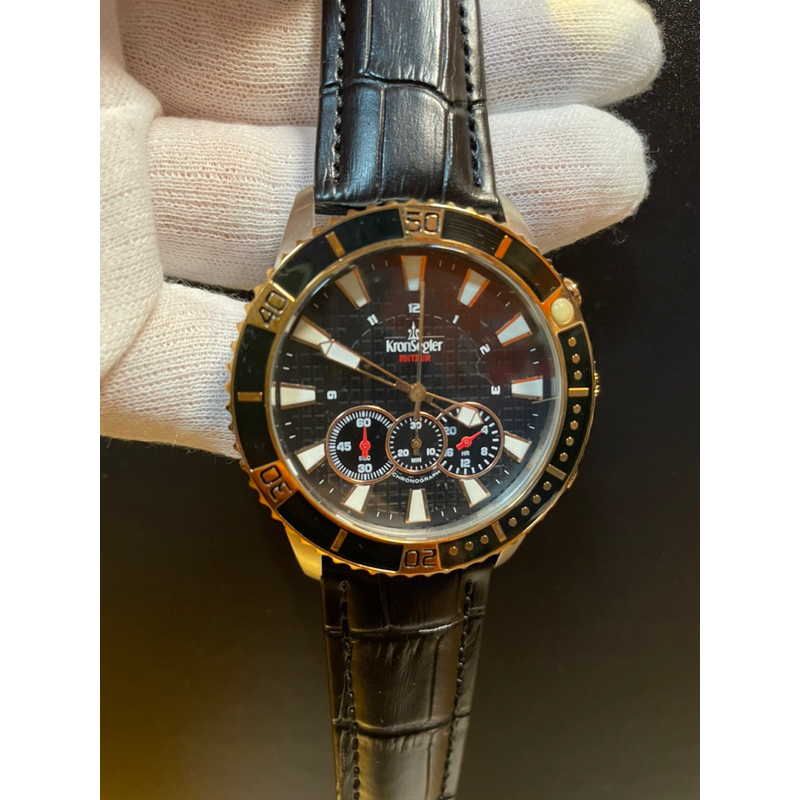 德國手錶，賽車儀表盤，大錶盤，精鋼殼。