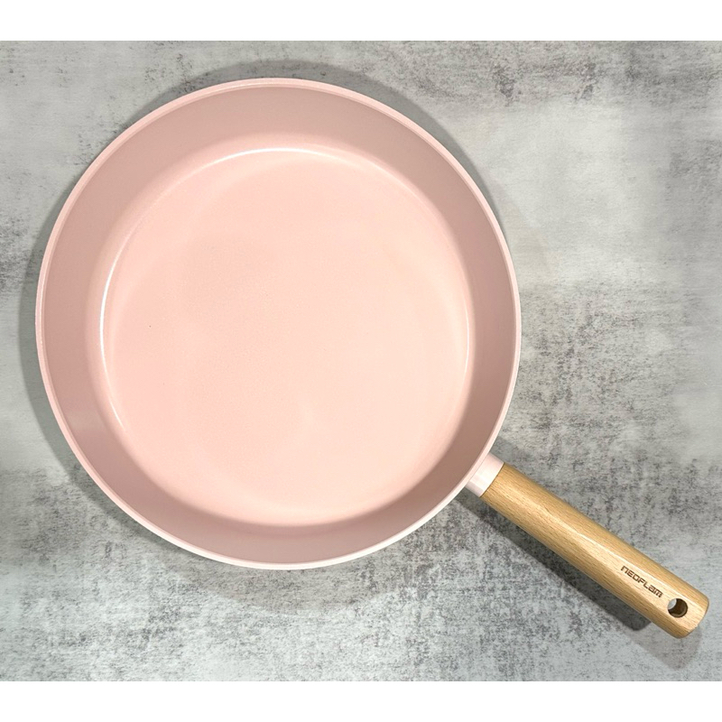 🌸粉嫩🌸NEOFLAM BLOSSOM系列 陶瓷塗層深平底鍋28cm（不挑爐具/瓦斯爐電磁爐可用）粉色
