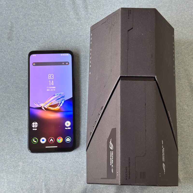 ASUS ROG Phone 6D ultimate 512G 灰 功能正常 二手 6.78 華碩 雙卡雙待 ROG6D