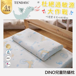 TENDAYS DINO兒童防蟎枕 單入(5-8歲兒童枕頭 記憶枕)