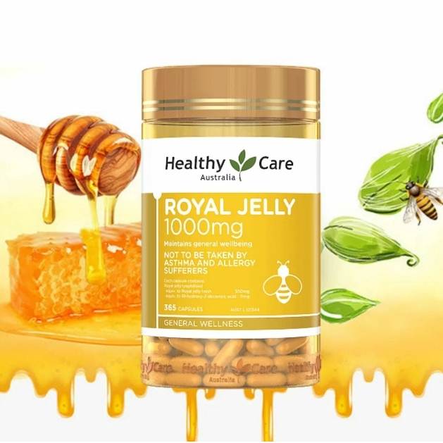 現貨 澳洲 Healthy Care 蜂王乳膠囊 365顆/罐 女性 更年期 Royal Jelly蜂王乳 代購