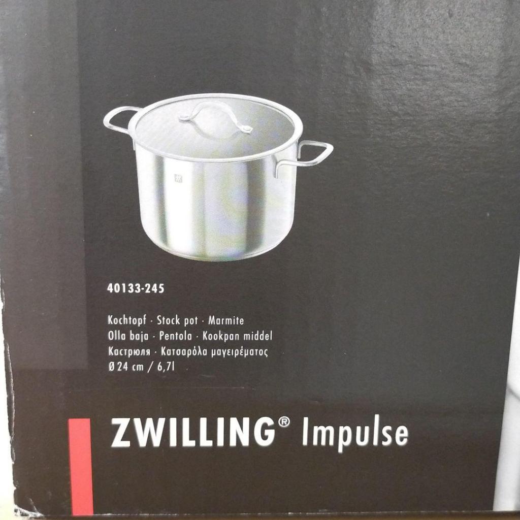 德國雙人牌 雙耳湯鍋 24cm 不鏽鋼鍋 Zwilling Impulse 40133-245 附蓋 燉鍋 高湯鍋