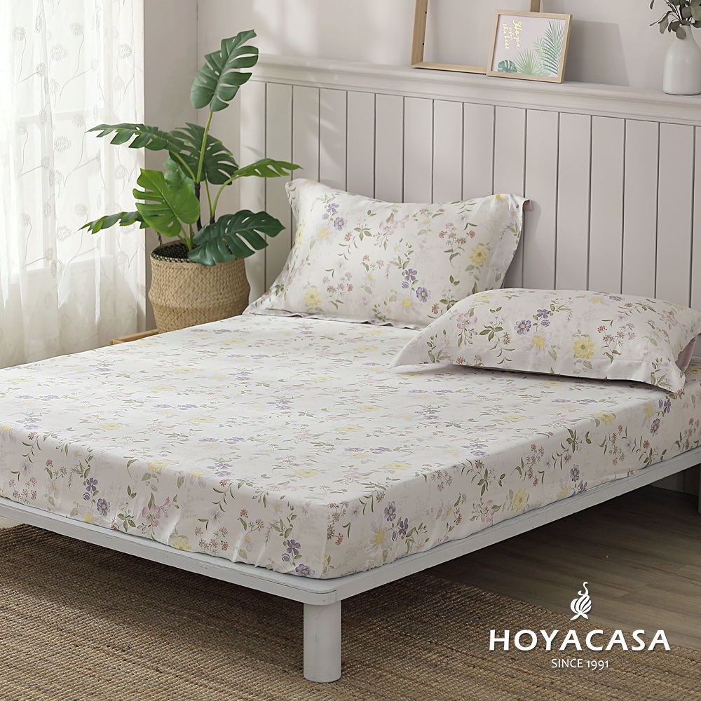 《HOYACASA》 100%天絲枕套床包三件組 - 特大