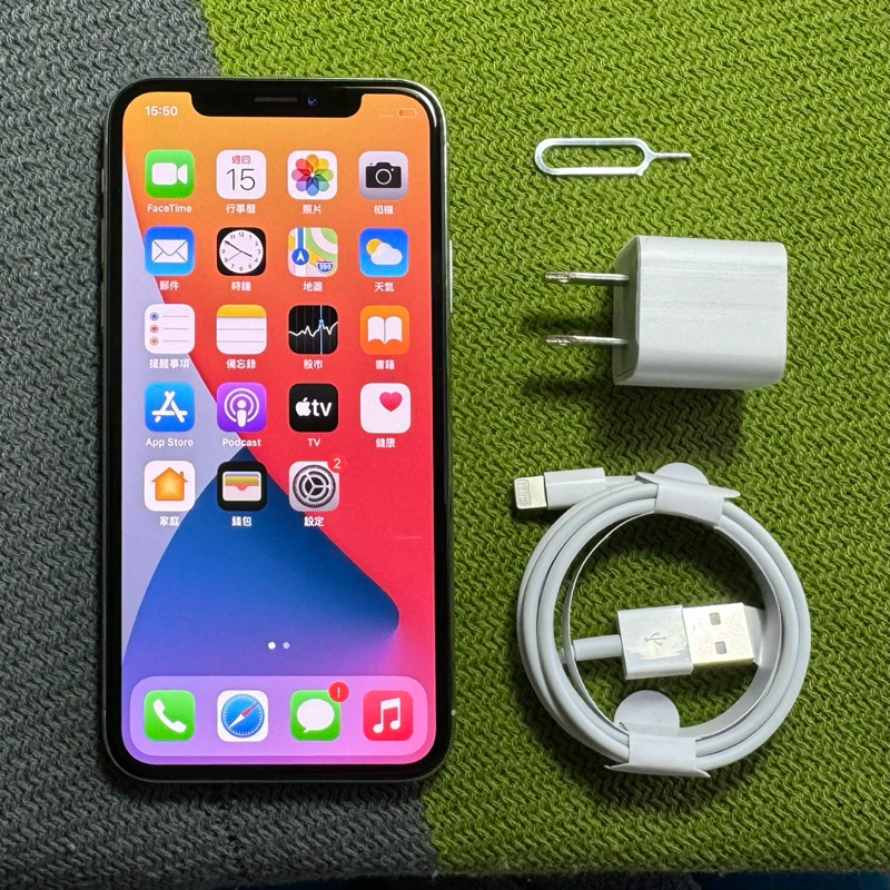 iPhone X 64G 銀 白 5.8吋 iX iphonex 10 i10 64 二手機回收 舊機折抵 螢幕刮傷