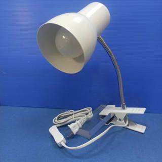 (有加燈泡+保固+發票)ELPA 朝日電器 日本品牌 台灣製造 白色 超耐用彎管夾燈 大彎管夾燈 適用LED球泡