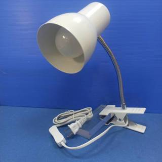 (有加燈泡+保固+發票)ELPA 朝日電器 日本品牌 臺灣製造 白色 超耐用彎管夾燈 大彎管夾燈 適用LED球泡