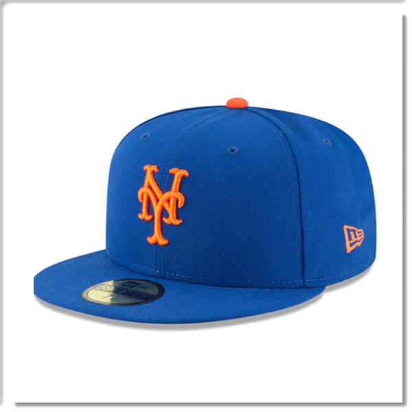 【ANGEL NEW ERA】NEW ERA MLB 紐約 大都會 59FIFTY 正式球員帽 通用 寶藍色 棒球帽