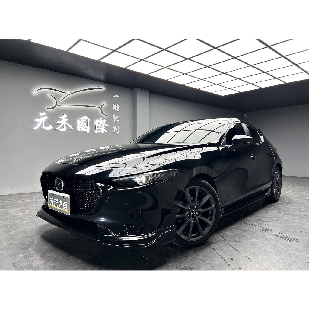 2021年式 Mazda3 5D 2.0頂級型 汽油黑找錢 實車實價 全額貸 一手車 女用車 非自售 里程保證 原版件