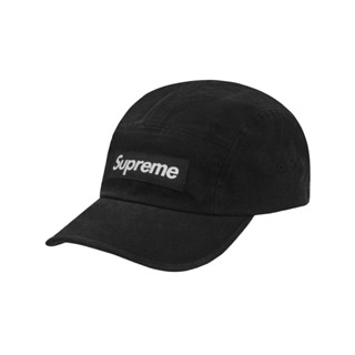 SUPREME WASHED CANVAS CAMP CAP 全棉帆布 黑 五分割 五分割帽【TCC】