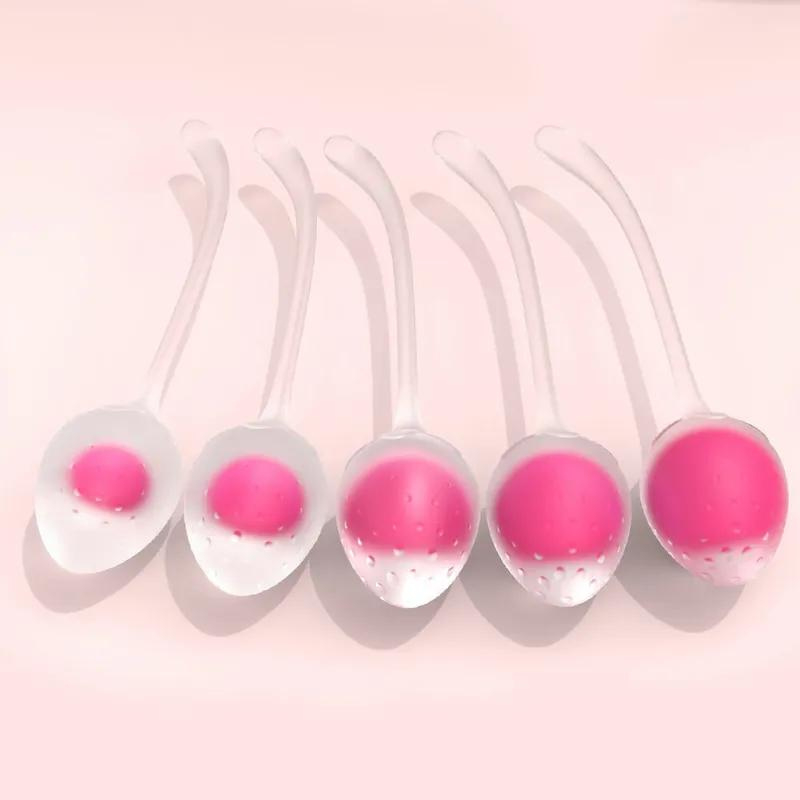 【S-HANDE】水晶草莓｜紫色、粉色｜聰明球｜5階段重量｜凱格爾運動