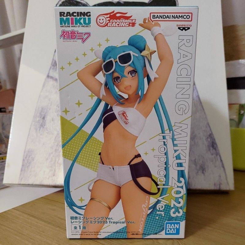 全新現貨 現貨 日版 景品 BANPRESTO 初音未來 賽車初音 2023 Tropical Ver. 公仔 模型