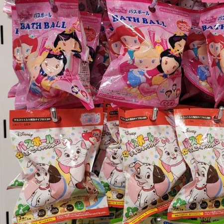 預購 日本 沐浴球 入浴球 泡澡球 迪士尼 瑪麗貓 小熊維尼 奇奇蒂蒂 公主系列