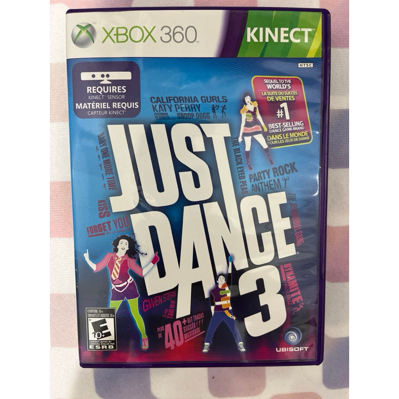 XBOX 360 舞力全開3 JUST DANCE 3 KINECT 體感專用 XBOX360