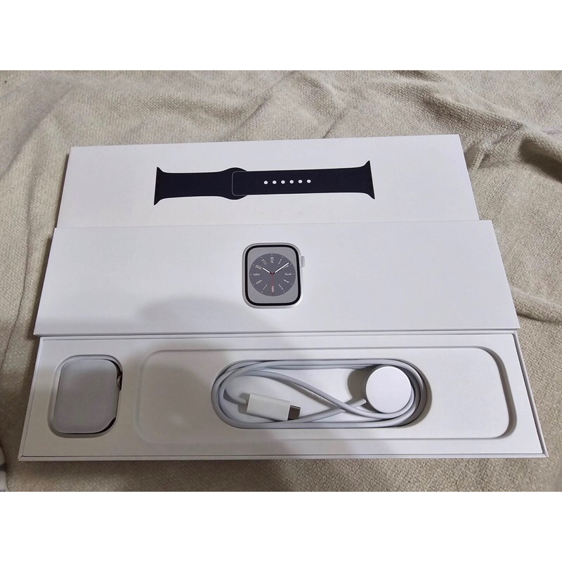 Apple Watch S8 銀色 不鏽鋼 LTE 41MM