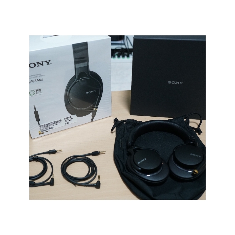 [二手]  SONY MDR-1AM2 配件完整 使用不到一個月 高音質耳罩耳機 4.4mm平衡傳輸