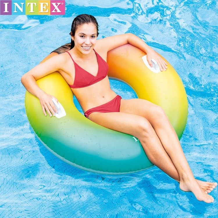 <大江戶外萌> 現貨 INTEX 58202 成人泳圈 122cm