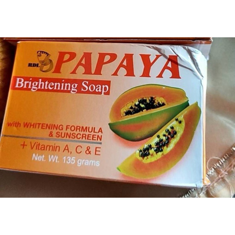sabun pepaya pertiga bungkus