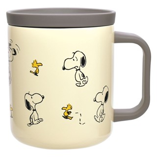 大西賢製販 Snoopy 史努比 不鏽鋼馬克杯 保溫杯 400ml 與胡士托 OS76971