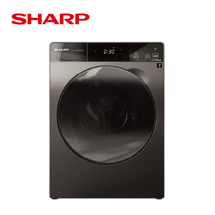 SHARP夏普 ES-FKP105WDT (領卷再折) 10.5公斤 滾筒洗衣機 洗脫烘
