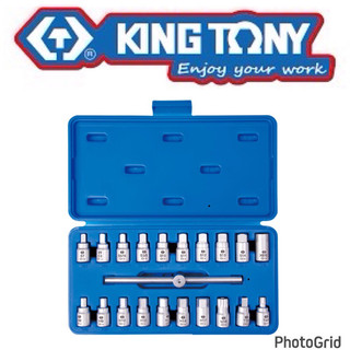 {JSL} KING TONY 9AR11 21件式 3/8"DR. 卸油螺絲組套