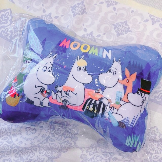 [全新現貨] MOOMIN 嚕嚕米車用頸枕 頭枕 頸枕 腰靠