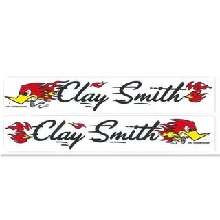 【MOONEYES】Clay Smith 叼菸鷹 Drag Racing 防水 貼紙 汽車 機車 [CSYC1740]