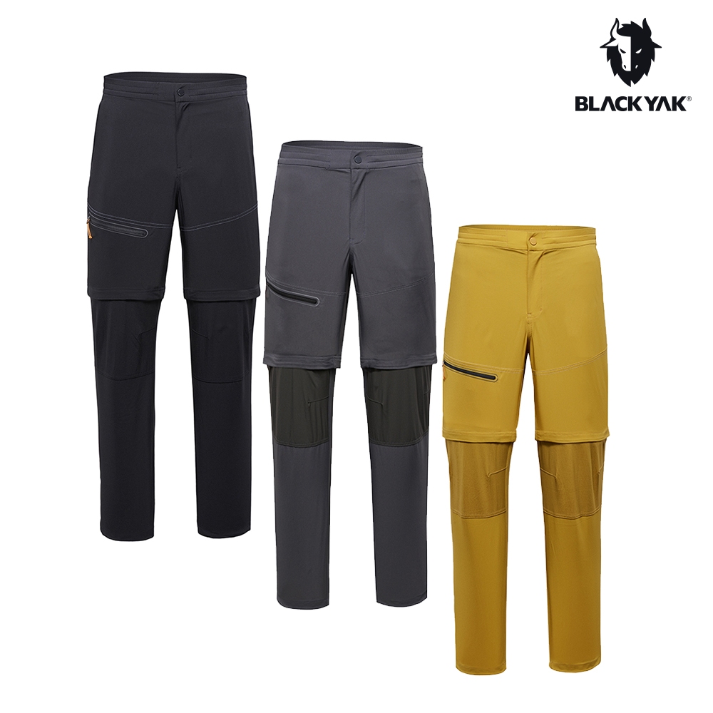 【BLACKYAK】男 BUMPY 2IN1長褲(3色)-彈性 可拆式鬆緊長褲|DB1MP205|1BYPNS4009