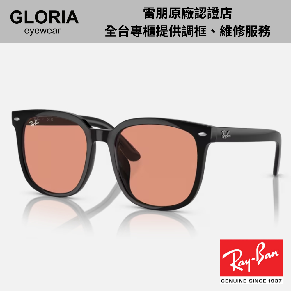 Ray Ban｜RB4401D-601/74 方形膠框太陽眼鏡【葛洛麗雅眼鏡】