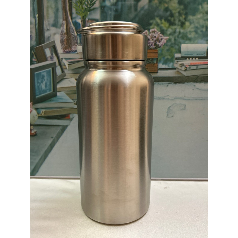 康寧SNAPWARE陶瓷不鏽鋼真空保溫運動瓶（銀色含黑布套）800ml☝️全新清倉品優惠