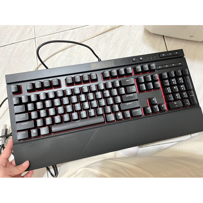 海盜船 CORSAIR Gaming K68 防塵 防潑水 高達IP32 紅軸 機械式鍵盤 CH-9102020-TW