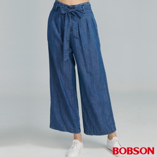 BOBSON 女款高腰頭綁帶寬鬆褲 (D115-53)